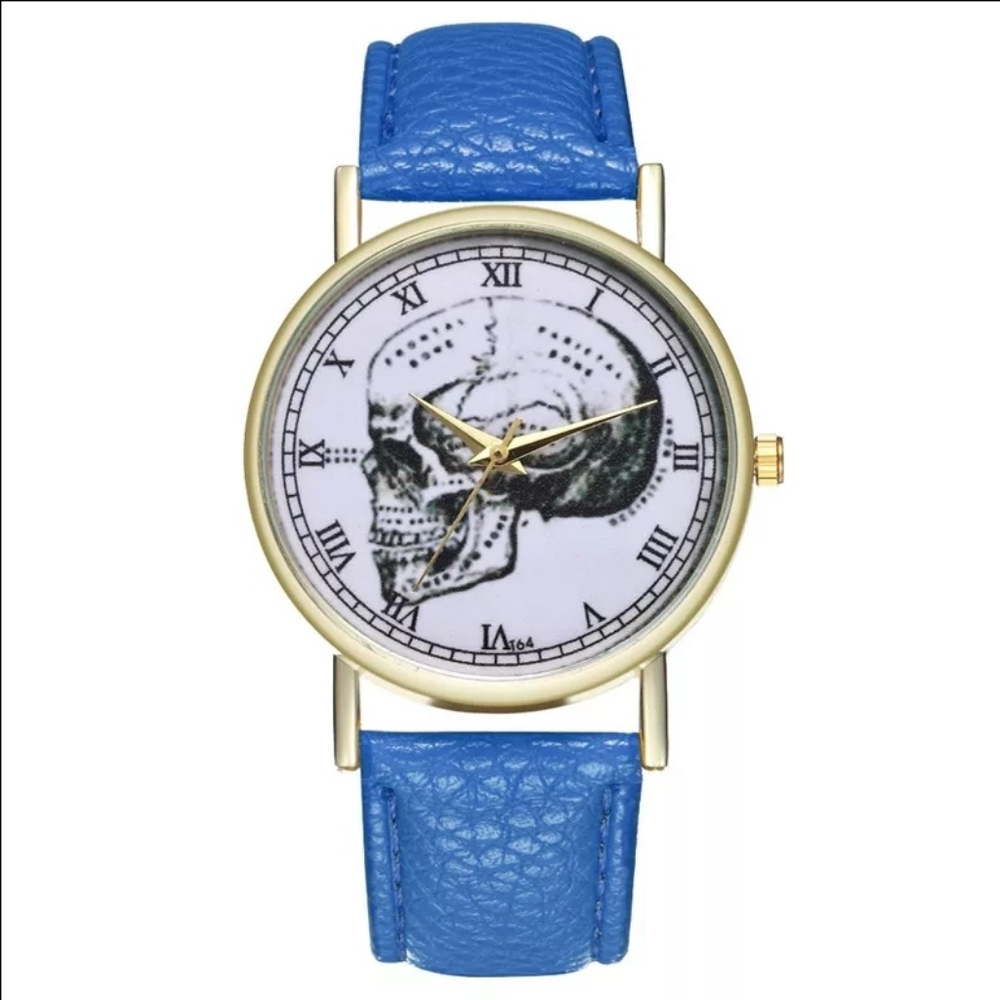 Unisex Skull Watch Mens or Ladies - Picture 2 of 5